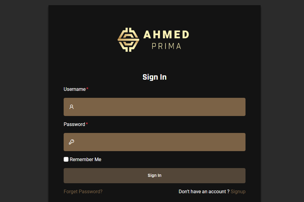 Ahmed Prima Review