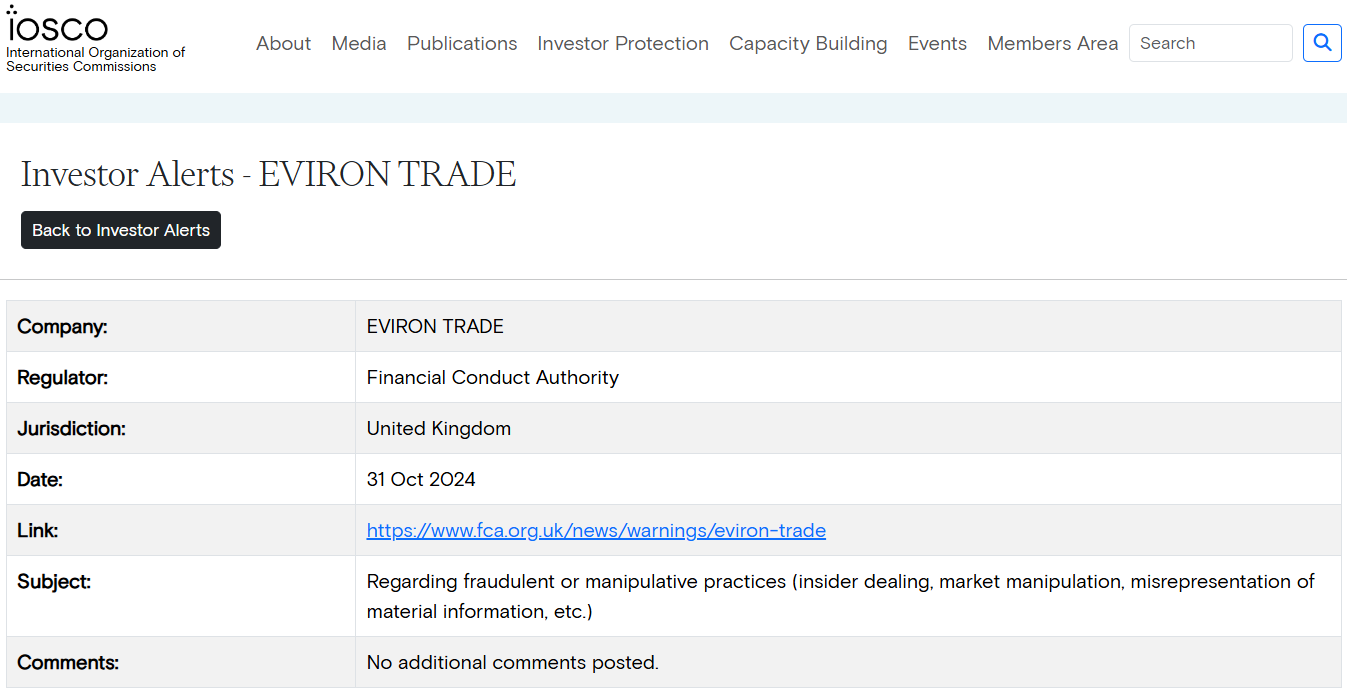 Eviron Trade Review