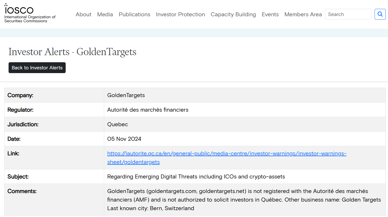 GoldenTargets Review