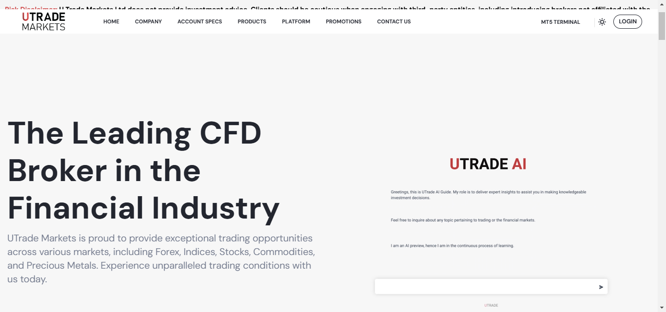 UTrade Markets Review