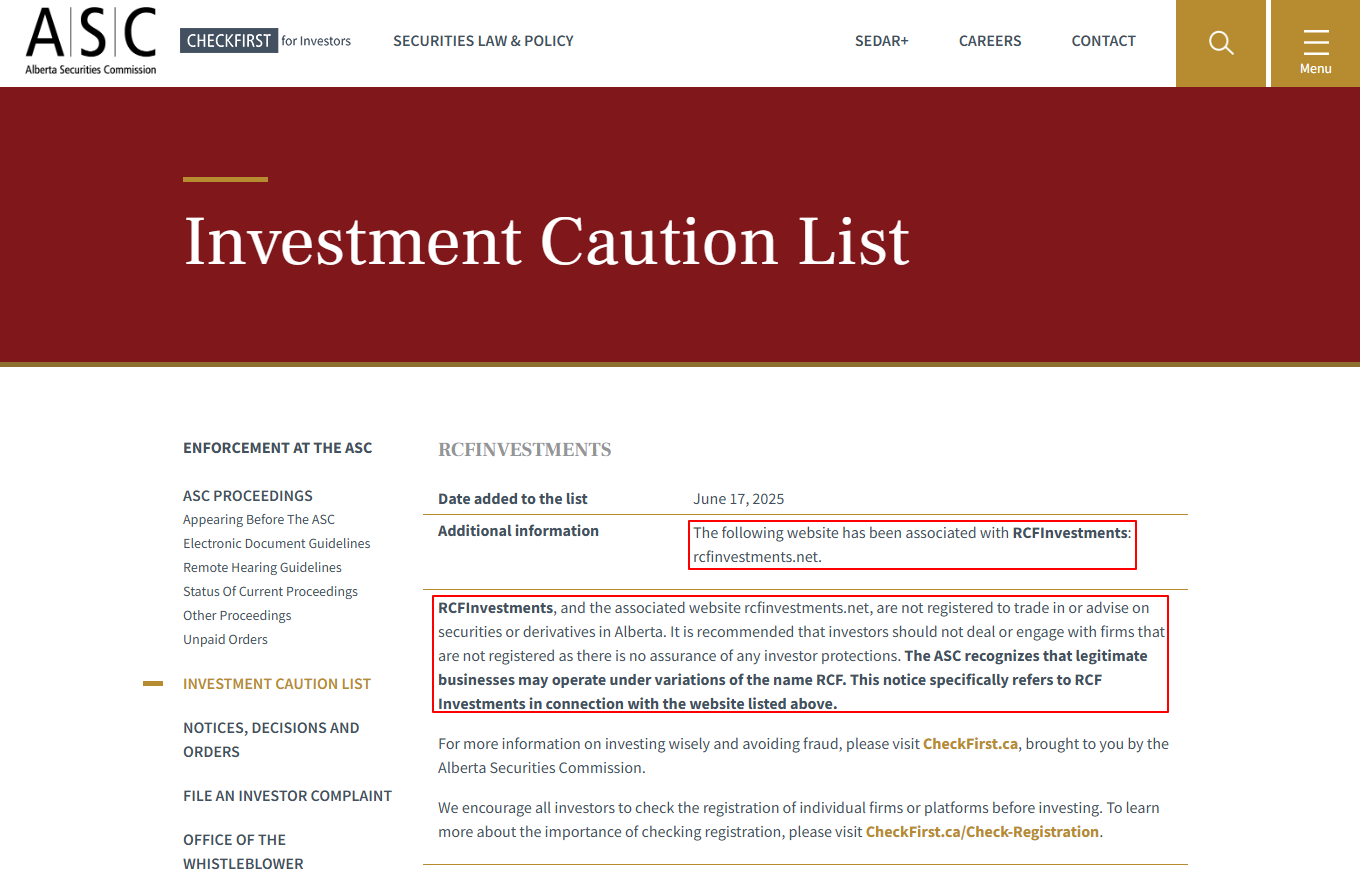 RCFInvestments-ASC-Warning