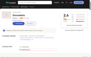 Dixmarkets-Reviews-trustpilot
