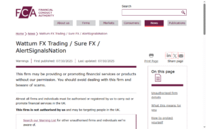 Wattum-FX-TradingFCA warnings