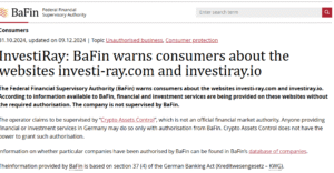BaFin-Warnings