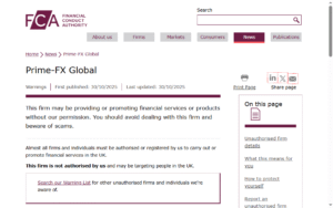 Prime-FX-Global-FCA warning
