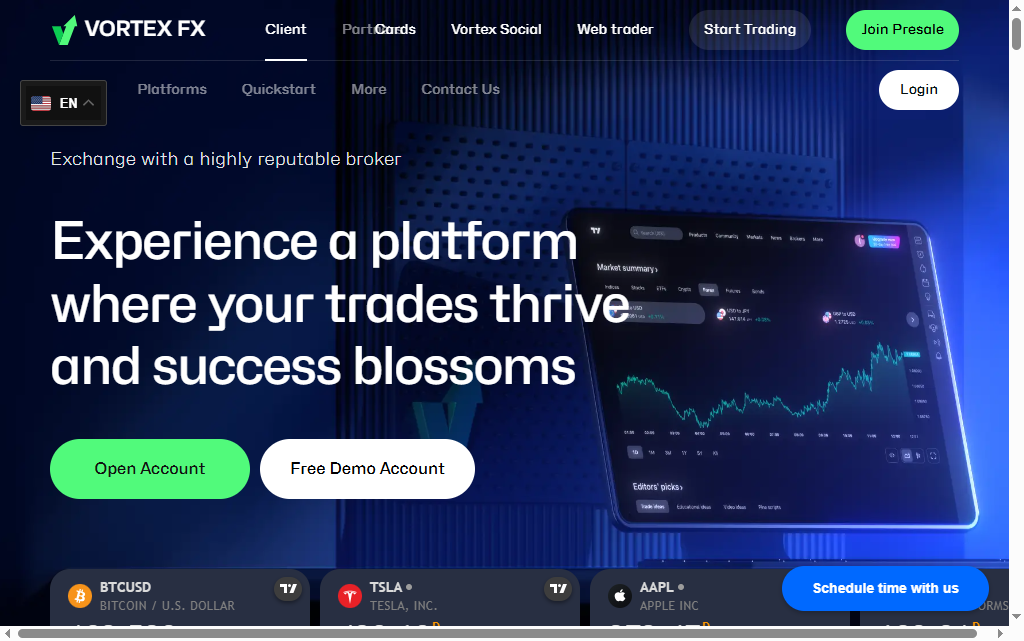 Vortex FX Broker Review: Is It Safe or a Scam?