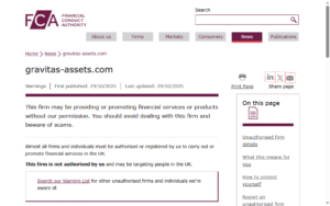 gravitas-assets-com-FCA warnings