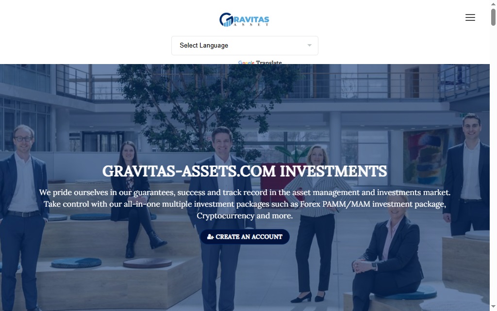 Gravitas-Assets.com Broker Review: Is It Safe or a Scam?