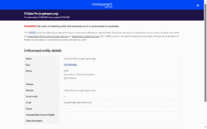 ASIC-warning-X-Gains-Pro