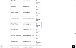 Financial-Markets-Authority Prime X change
