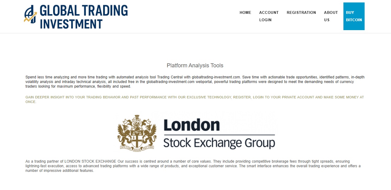 GLOBAL TRADING INVESTMENT