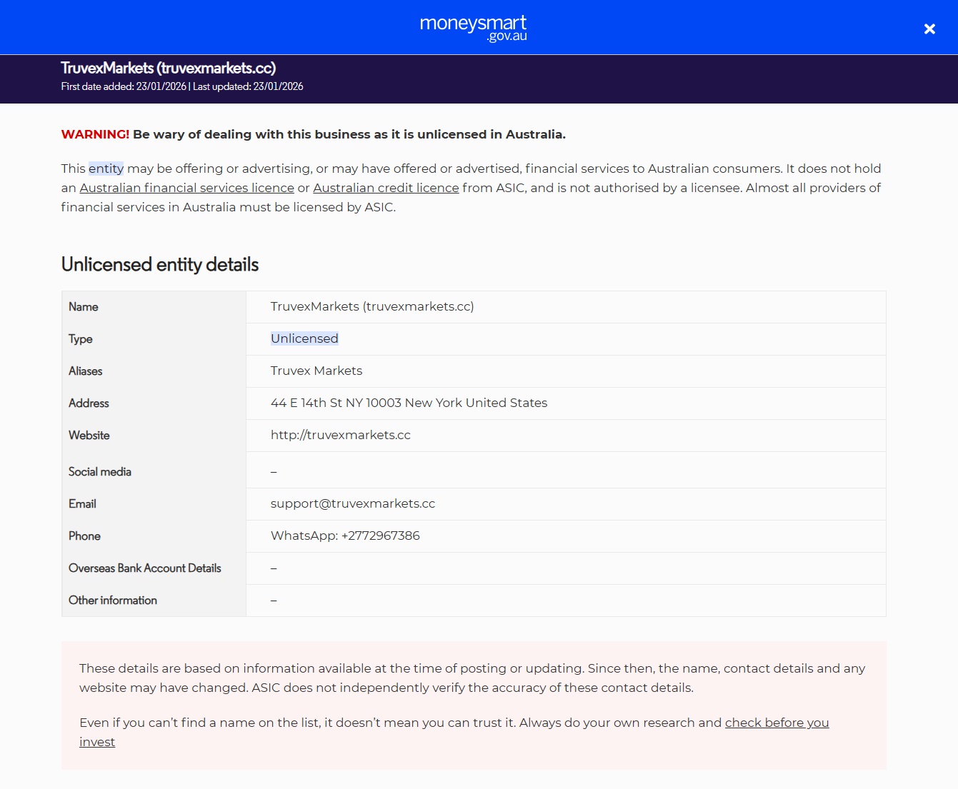 Investor-warning-TruvexMarkets-truvexmarkets-cc