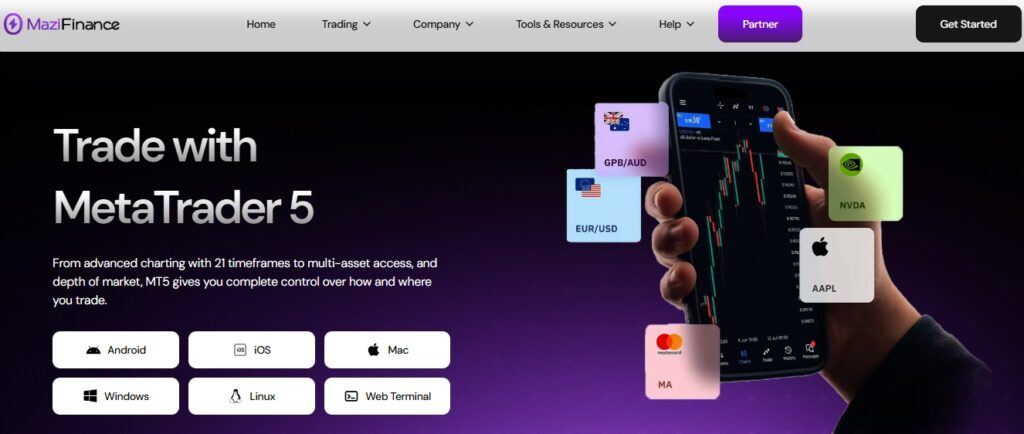 Mazi Finance Account Type