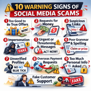 10 Warning Signs of Social Media Scams