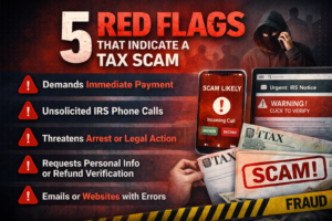 5 Red flags for Tax Scams