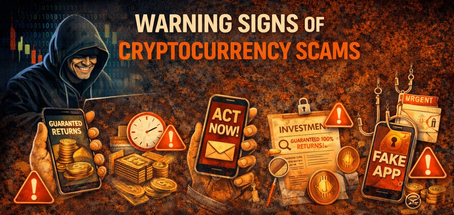 7 warning signs of cryptocurrency scams