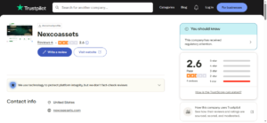 nexcoassets -trustpilot -reviews