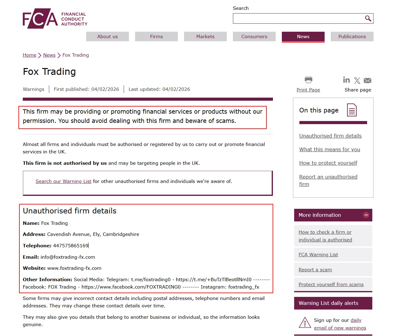 fox-trading-fca-warning
